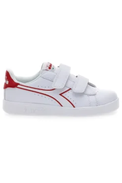 Sneakers bianche con logo rosso e velcro DIADORA GAME PS