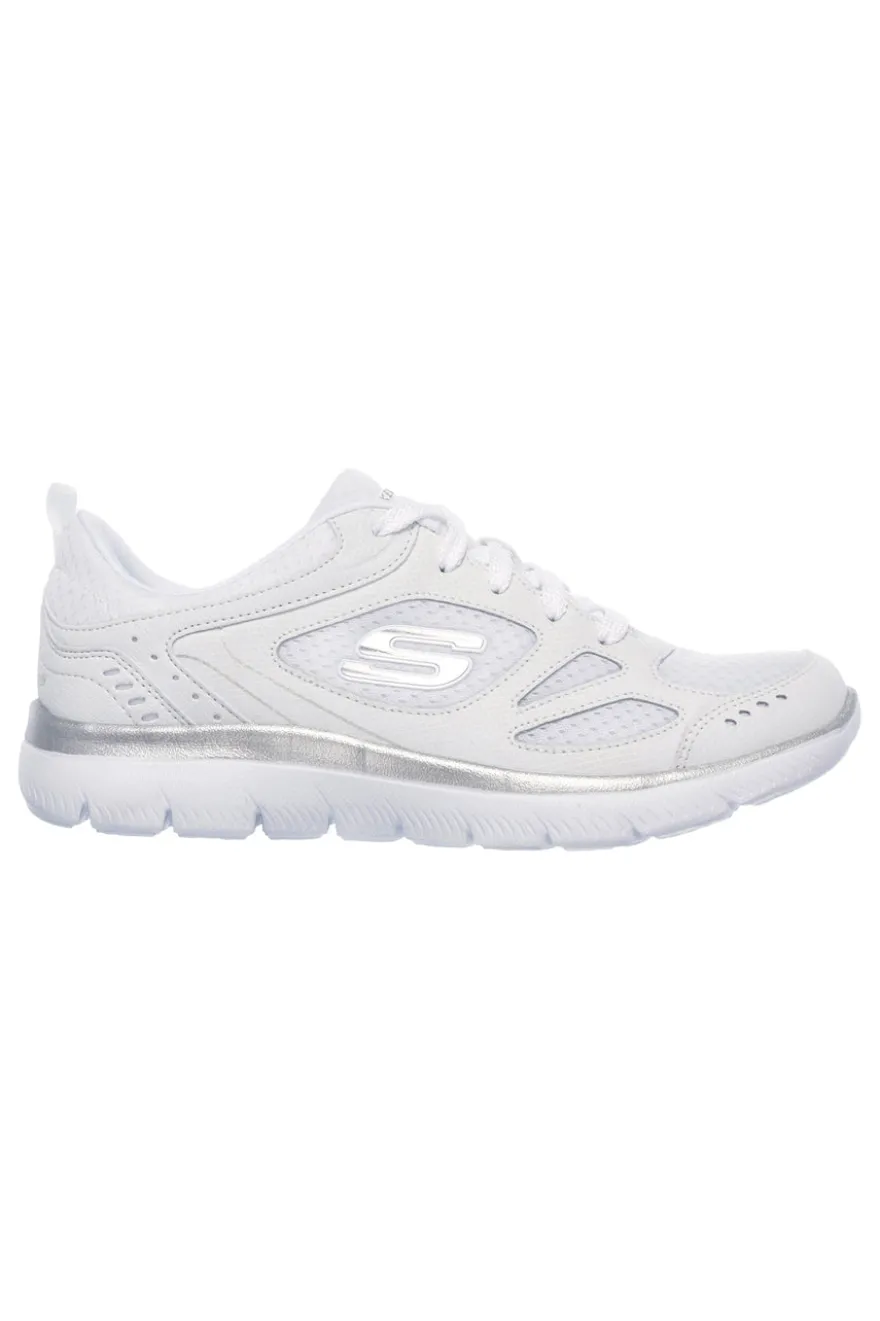 Sneakers Bianche Con Memory Foam SKECHERS Summits - Suited