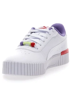 Sneakers bianche con perline Puma Carina 2.0 Pearls Jr