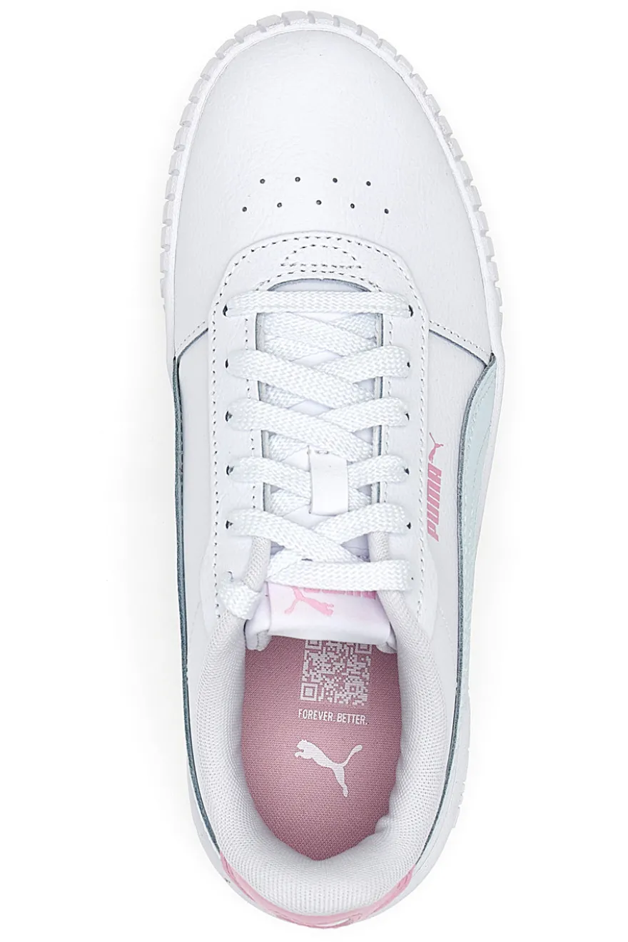 Sneakers Bianche Con Platform Puma Carina 2 Jr