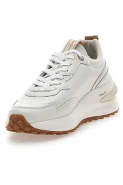 Sneakers Bianche con Platform e Tomaia in Pelle PEPE JEANS WINSLOW ACTION M