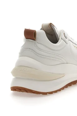 Sneakers Bianche con Platform e Tomaia in Pelle PEPE JEANS WINSLOW ACTION M