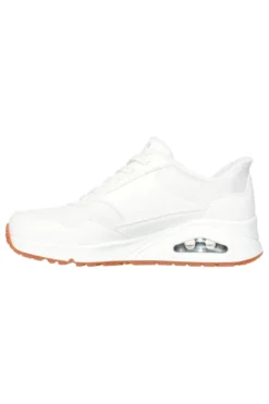 Sneakers Bianche con Platform Skechers Street Hands Free Slip-ins: Uno - Banksia