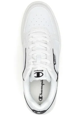 Sneakers bianche con profili neri Champion Clay Evolve