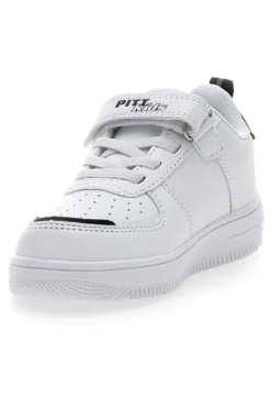 Sneakers bianche con stampa colorata Pitt Kids K22355
