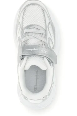 Sneakers bianche con strap e lacci elastici Champion RT25 U PS