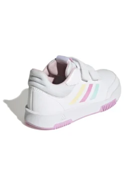 Sneakers Bianche Con Strappi in Velcro Adidas Tensaur Sport 2 CF K