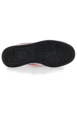 Sneakers Bianche Con Stringa Rossa Laterale Puma Rebound V6 LO JR