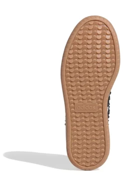 Sneakers bianche con strisce nere e punta in suede Adidas Barreda