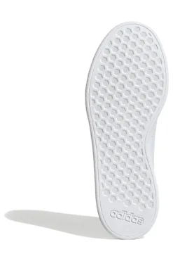 Sneakers bianche con strisce traforate in materiale riciclato Adidas Advantage Base 2