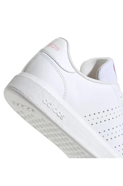 Sneakers bianche con strisce traforate in materiale riciclato Adidas Advantage Base 2