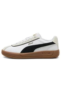 Sneakers Bianche con Suola a Contrasto Puma Club Klassika