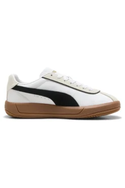 Sneakers Bianche con Suola a Contrasto Puma Club Klassika