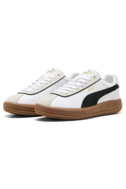 Sneakers Bianche con Suola a Contrasto Puma Club Klassika