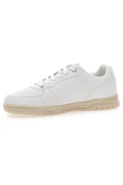 Sneakers Bianche con Suola in Gomma CHAMPION CLAY 400 W