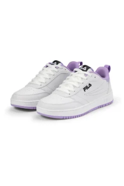 Sneakers Bianche Con Suola Lilla Fila Rega Teen