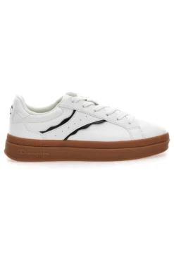 Sneakers bianche con suola marrone Champion PRESTIGE PLATFORM