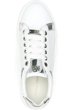 Sneakers Bianche con Tomaia Decorata e Platform MARIELLA BURANI 50251