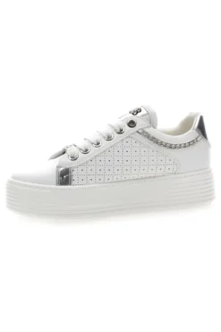 Sneakers Bianche con Tomaia Decorata e Platform MARIELLA BURANI 50251