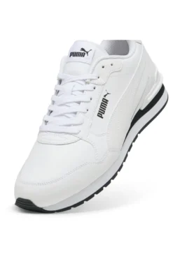 Sneakers Bianche con Tomaia in Pelle PUMA ST Runner v4 L