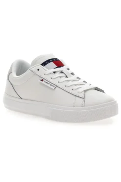 Sneakers Bianche Con Tomaia In Pelle TOMMY JEANS CUPSOLE SNEAKER ESS
