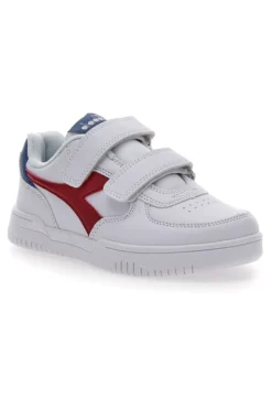 Sneakers Bianche con Velcro Diadora Raptor Low PS