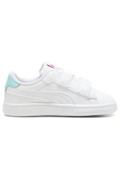 Sneakers Bianche con Velcro e Dettagli Marini Puma Smash 3.0 Badges V Inf