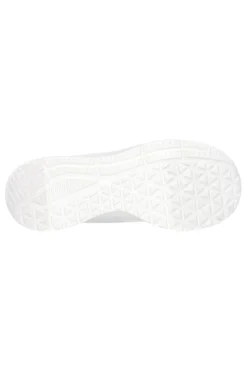 Sneakers bianche con zeppa interna e Memory Foam Skechers Uno Lite - Lite Work