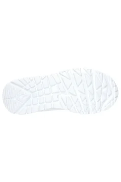 Sneakers bianche con zip laterale e platform Skechers Uno Lite Easy Zip