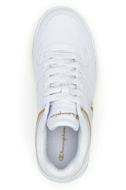 Sneakers bianche dettaglio beige CHAMPION RD18 LOW