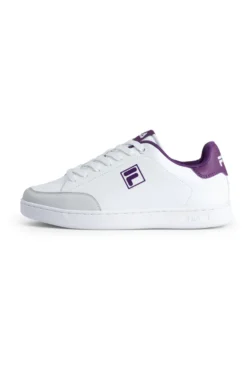 Sneakers bianche dettagli viola Fila Courtbay