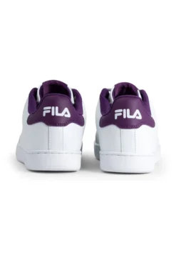 Sneakers bianche dettagli viola Fila Courtbay