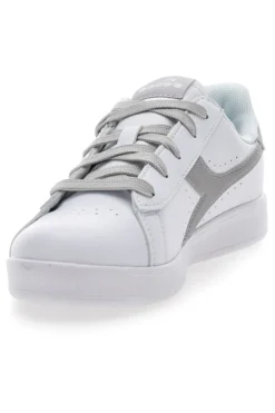 Sneakers Bianche e Argento con Lacci DIADORA GAME P CAMO GS