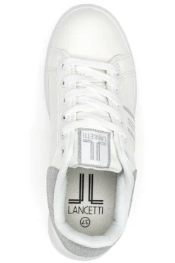 Sneakers Bianche e Argento Lancetti 27