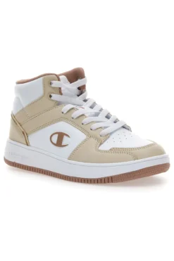 Sneakers bianche e beige mid Champion RD18 2 Mid