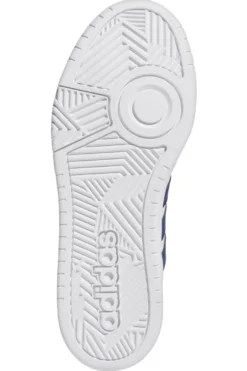 Sneakers Bianche e Blu Adidas Hoops 3 Mid