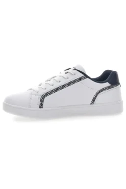 Sneakers Bianche e Blu Con Cuciture a Vista Champion Alex B