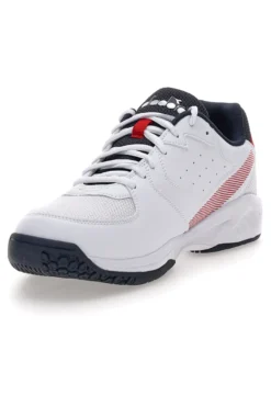 Sneakers bianche e blu Diadora Volee 7