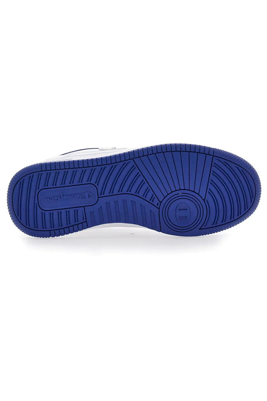 Sneakers Bianche e Con Suola Blu Champion Rebound Low B Gs