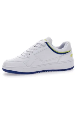 Sneakers Bianche e Con Suola Blu Champion Rebound Low B Gs