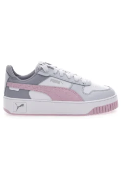Sneakers Bianche e Grigie Puma Carina Street