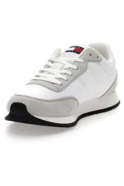 Sneakers bianche e grigie stile running con soletta estraibile Tommy jeans Tjm Class Runner