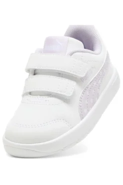 Sneakers Bianche e Lilla Puma Courtflex V3 Dotty V Inf