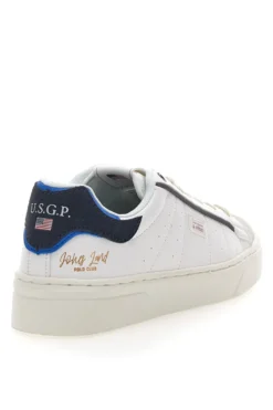Sneakers Bianche e Navy con Punta Beige U.S.G.POLO JOE LTX