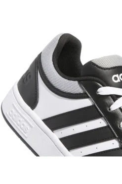 Sneakers bianche e nere con dettagli a contrasto Adidas Hoops 3.0