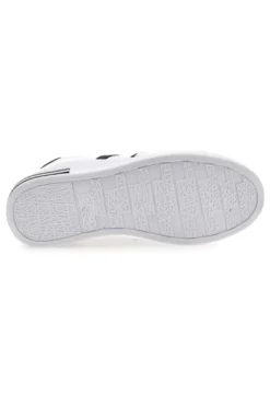 Sneakers bianche e nere con lacci CAFE' COST BK2450