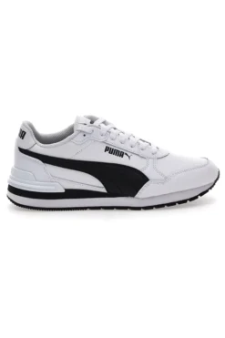Sneakers bianche e nere in nylon ST Runner v4 jr