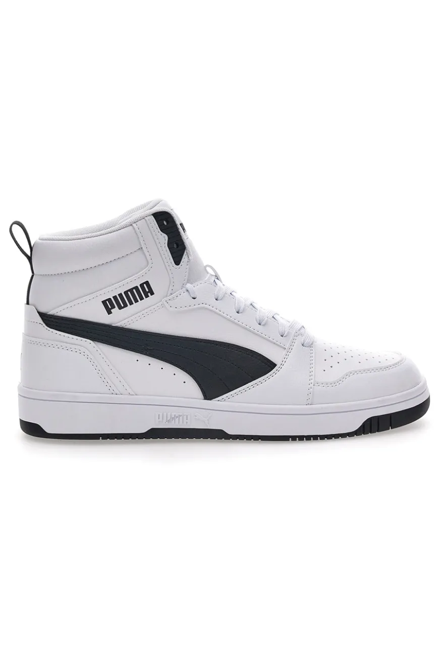 Sneakers Bianche e Nere Mid-Cut Puma Rebound V6