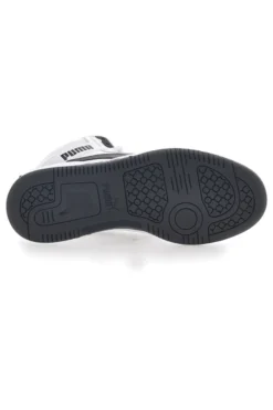 Sneakers Bianche e Nere Mid-Cut Puma Rebound V6 Mid Jr