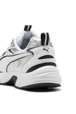 Sneakers bianche e nere stile running Puma Milenio tech